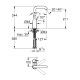 Grohe 24177KF1 Essence Змішувач для раковини, чорний sence Змішувач для раковини, чорний (24177KF1)
