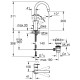 Grohe QuickFix StartEdge Одноважільний змішувач для раковини L-Size (24201001)