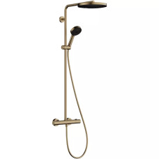 Hansgrohe PULSIFY Showerpipe душевая система 260 с термостатом, цвет шлифованная бронза, (24220140)