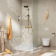 Hansgrohe PULSIFY Showerpipe душевая система 260 с термостатом, цвет шлифованная бронза, (24220140)