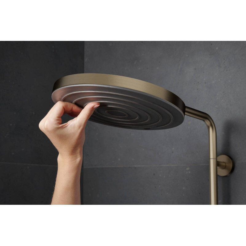 Hansgrohe PULSIFY S PURO Showerpipe душова система 260 з термостатом, колір шліфованна бронза, (24222140)