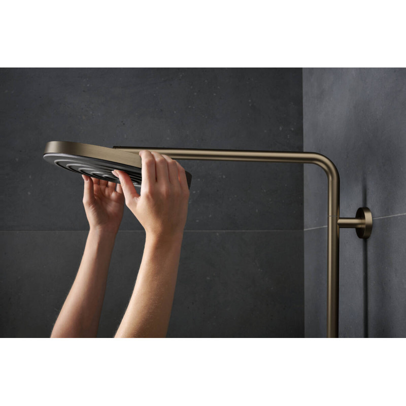 Hansgrohe PULSIFY S PURO Showerpipe душова система 260 з термостатом, колір шліфованна бронза, (24222140)