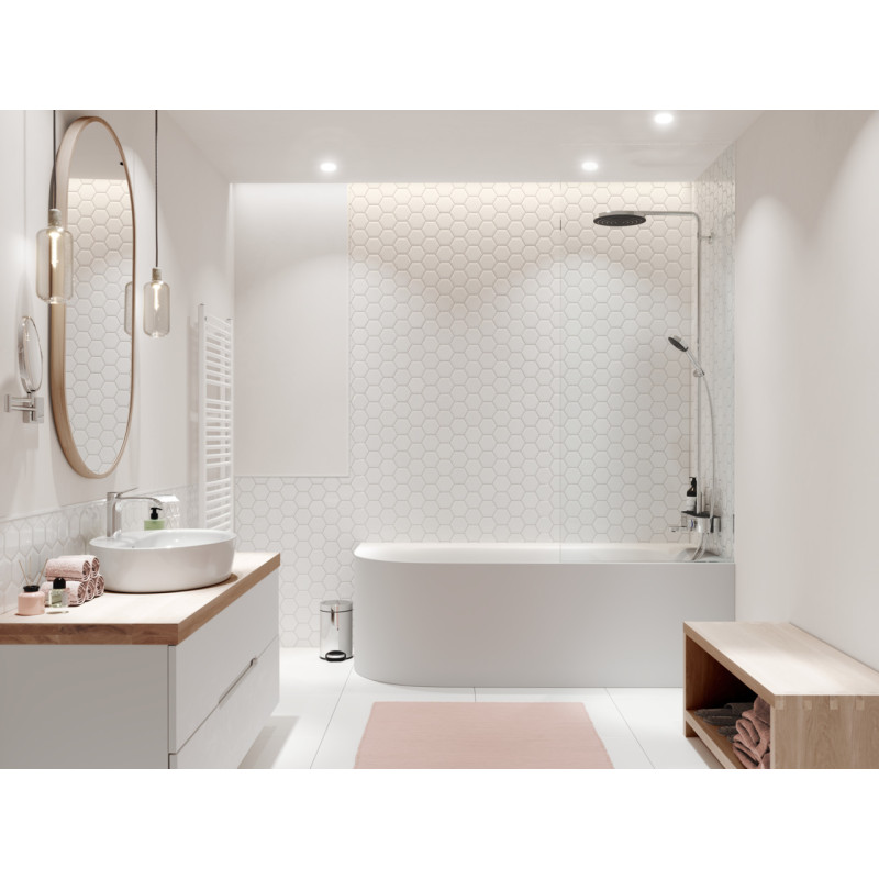 Hansgrohe PULSIFY Showerpipe душова система 260 з термостатом на ванну, (24230000)