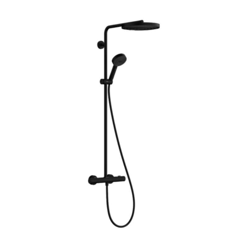 Hansgrohe PULSIFY S PURO Showerpipe душова система 260 з термостатом, колір чорний матовий, (24237670)