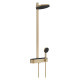 Hansgrohe PULSIFY душова система Showerpipe 260 2jet EcoSmart, з термостатом, шліфованна бронза, (24241140)