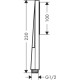 Hansgrohe PULSIFY Eручной душ 1 режим, Ecosmart,цвет черный матовый, (24320670)