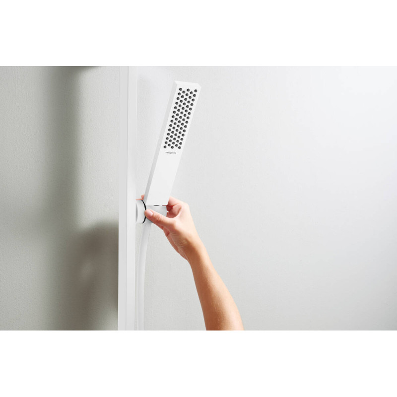 Hansgrohe PULSIFY Eручной душ 1 режим, Ecosmart,цвет белый матовый, (24320700)
