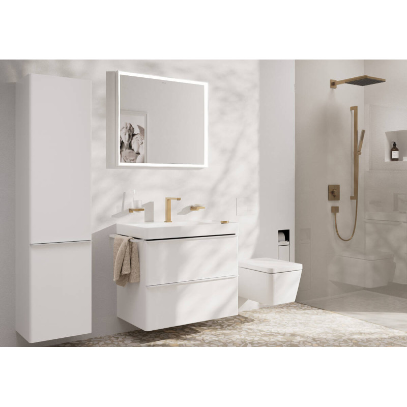 Hansgrohe PULSIFY E держатель верхнего душа, 39см, цвет шлифованная бронза, (24337140)