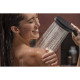 Hansgrohe RAINDANCE ALIVE SELECT S ручний душ (3 типи струменів RainAir, PowderRain, Massage), чорний матовий, (24500670)