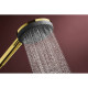 Hansgrohe RAINDANCE ALIVE SELECT S ручний душ (3 типи струменів RainAir, PowderRain, Massage), полірованне золото, (24500990)