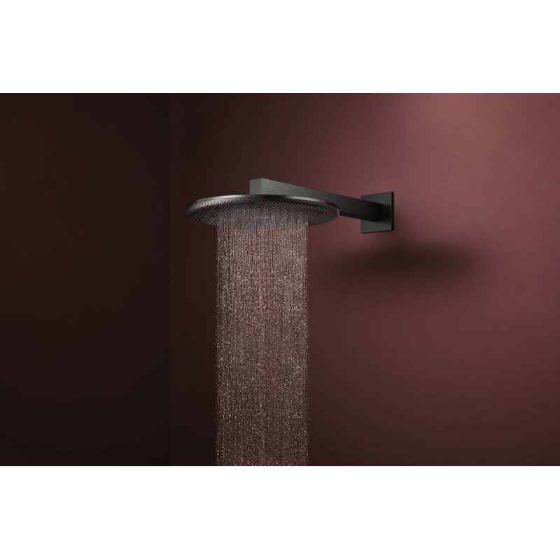 Hansgrohe RAINDANCE ALIVE S верхній душ 300мм, 2 режими, з тримачем, колір шліфованний чорний хром, (24540340)