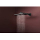 Hansgrohe RAINDANCE ALIVE Qверхній душ 210/340мм, 2 режими, з тримачем, колір шліфованний чорний хром, (24550340)