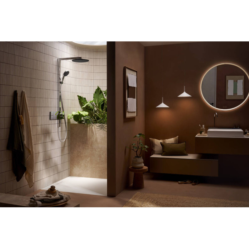 Hansgrohe RAINDANCE ALIVE S душова система Showerpipe 300, 1jet, з термостатом, хром, (24582000)