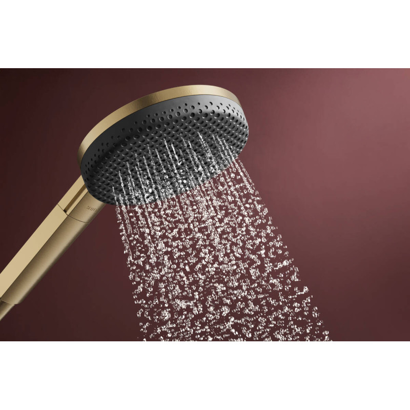 RAINDANCE ALIVE Q Showerpipe душова система 210/340 2jet, з термостатом, шліфованна бронза