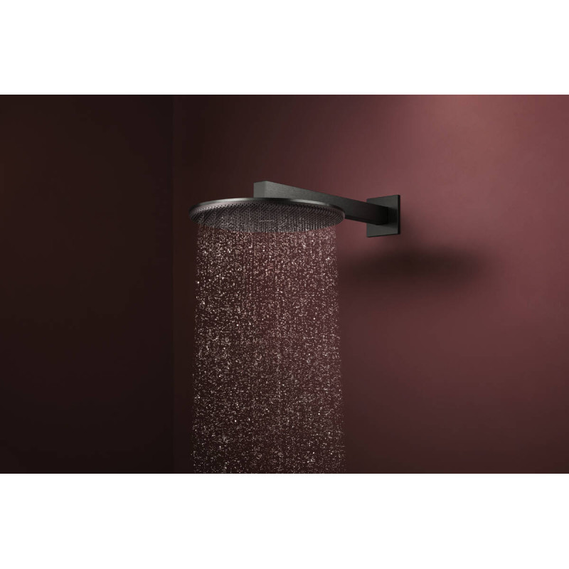 RAINDANCE ALIVE S PURO Showerpipe душова система 300 1jet, з термостатом, шліфованний чорний хром