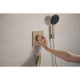 Hansgrohe RAINDANCE ALIVE SELECT S душовий набір EcoSmart (ручний душ 3режими, шланг, тримач), шліфованна бронза, (24611140)