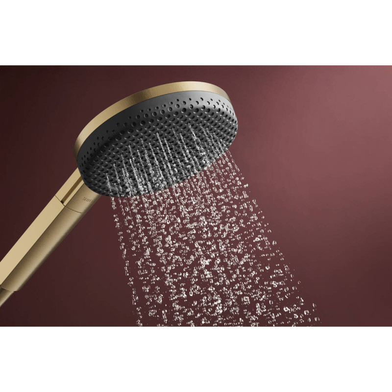 Hansgrohe RAINDANCE ALIVE SELECT S душовий набір EcoSmart (ручний душ 3режими, шланг, тримач), шліфованна бронза, (24611140)