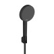 Hansgrohe RAINDANCE ALIVE SELECT S душовий набір EcoSmart (ручний душ 3режими, шланг, тримач), шліфованний чорний хром, (24611340)
