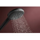 Hansgrohe RAINDANCE ALIVE SELECT S душовий набір EcoSmart (ручний душ 3режими, шланг, тримач), чорний матовий, (24611670)