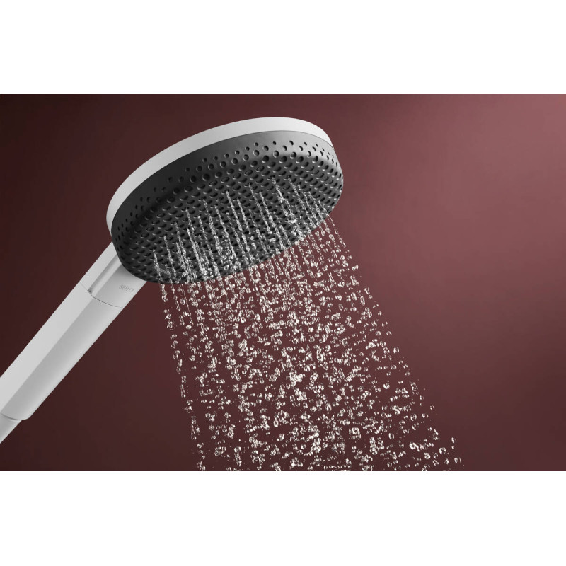 Hansgrohe RAINDANCE ALIVE SELECT S душовий набір EcoSmart (ручний душ 3режими, шланг, тримач), білий матовий, (24611700)