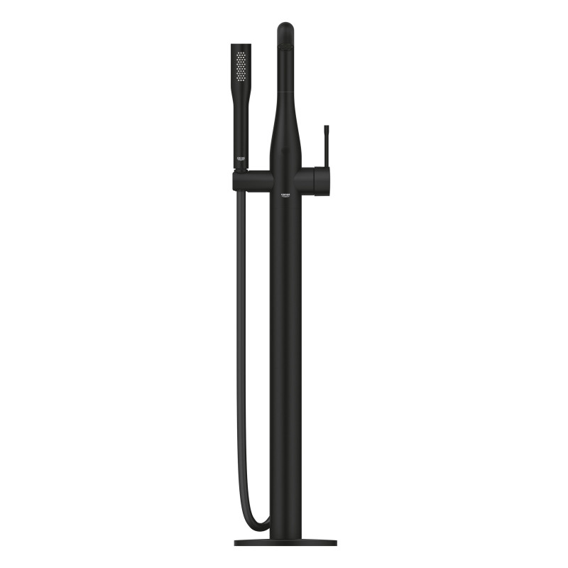 Grohe 25248KF1 Essence Зовнішня частина змішувача д/ванни з ручним душем і перемикачем, чорний матовий sence Зовнішня частина змішувача д/ванни з ручним душем і перемикачем, чорний матовий (25248KF1)