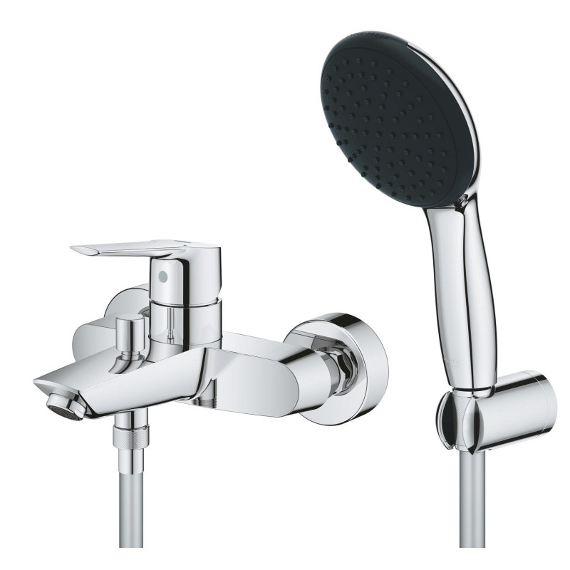 Grohe QuickFix Start Одноважільний змішувач для ванни + душовий набір (25283002)