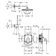 Grohe Eurocube Прихована душова система з Tempesta 250 Cube (25289000)