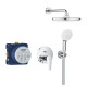 Grohe BauEdge Прихована душова система з Tempesta 250 (25290000)