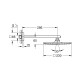 Верхній душ з настінним кронштейном Grohe Rainshower Allure (26064000)