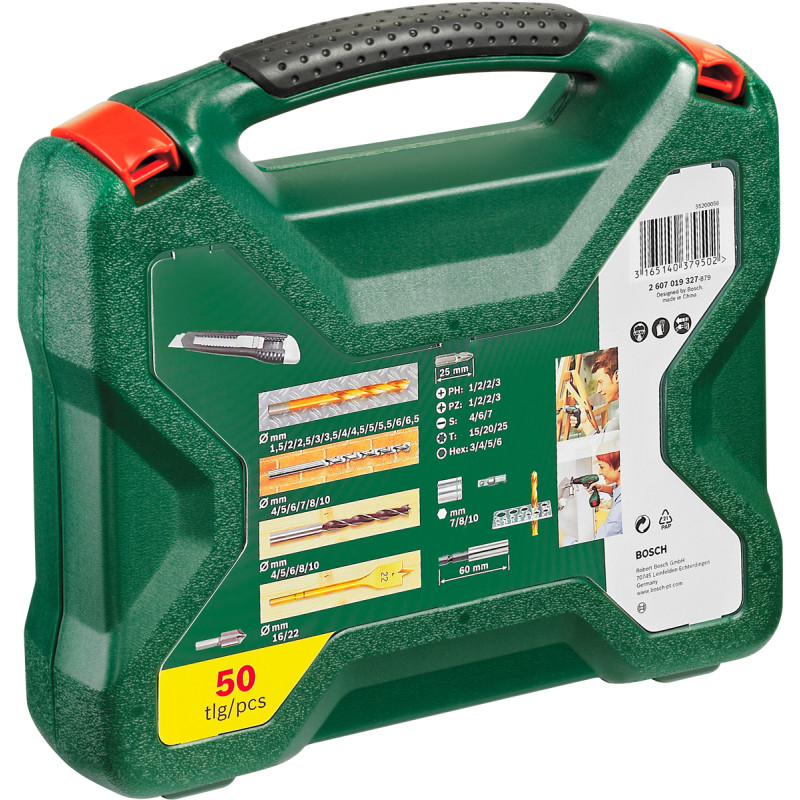 BOSCH Набір біт і свердел X-LINE 50 (2607019327)