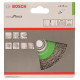 BOSCH Щітка дискова нержавіюча 115мм, 0.3мм, M14 (2608622107)