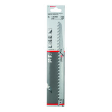 BOSCH Полотно пиляльне для шабельної пилки по дереву, S 1542 K, 3TPI, 2шт (2608650681)