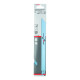 BOSCH Полотно пиляльне для шабельної пилки по металу, S 1122 EF, 18TPI, 5шт (2608656020)
