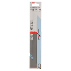 BOSCH Полотно пиляльне для шабельної пилки по металу, S 1122 EF, 18TPI, 2шт (2608656042)