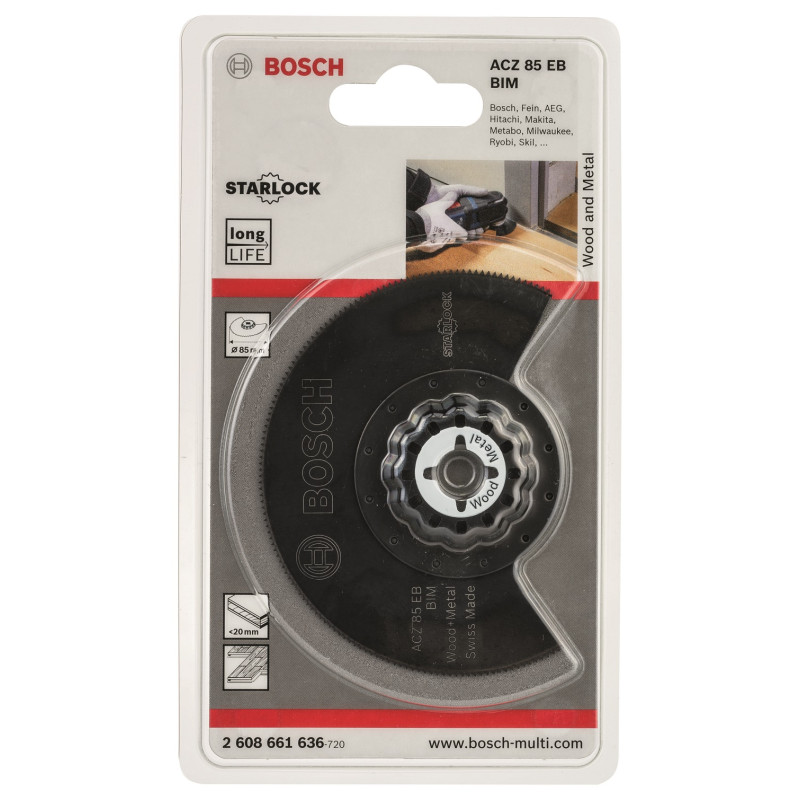BOSCH Диск пиляльний сегментований BIM ACZ 85 EB (2608661636)