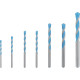 BOSCH Набір свердел по металу Expert MultiConstruction CYL-9, 4/5/6/6/8/10/12 мм, 7 шт. (2608900647)