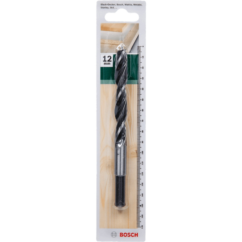 BOSCH Свердло по дереву спіральне, 12х95х150мм (2609255209)
