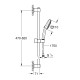 Grohe Quickfix Vitalio Comfort 110 Душовий гарнітур, 3 режими струменю (26096001)