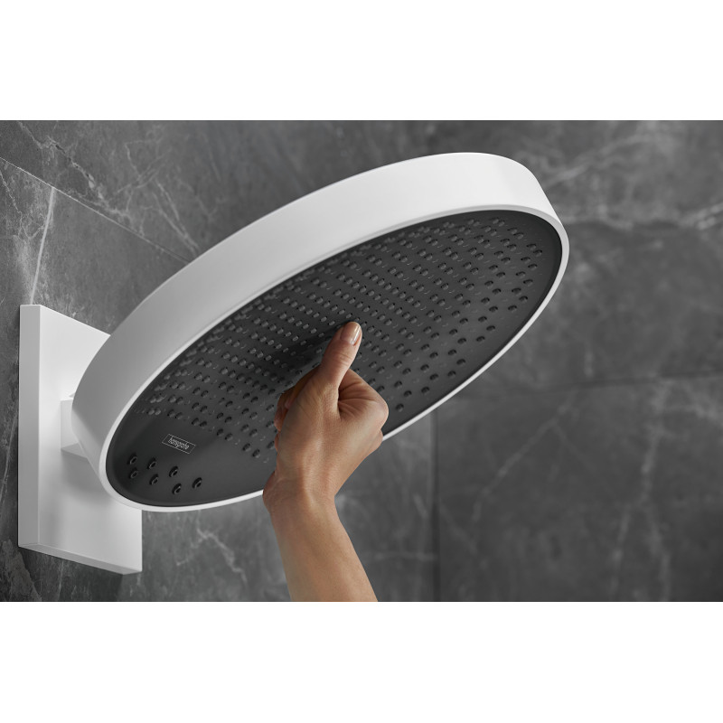 Hansgrohe Rainfinity Верхнiй душ 360 3jet з настiннимтримачем, матовий бiлий, (26234700)