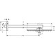Hansgrohe Raindance E Верхнiй душ 300 1jet з тримачем, полiроване золото, (26238990)