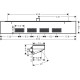 Hansgrohe Бічний душ з полицею 500 1jet (26243700)