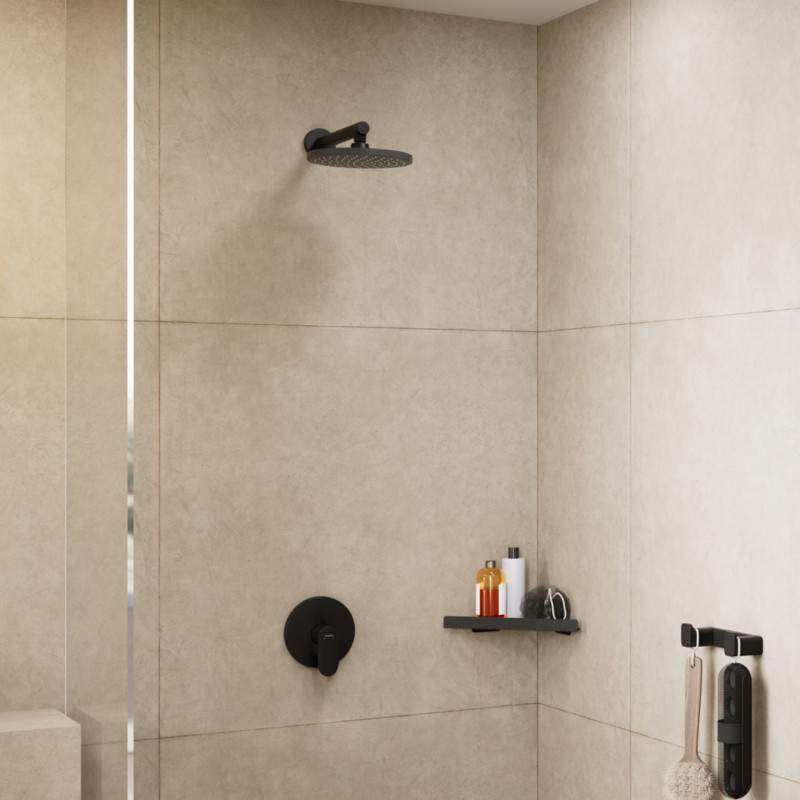 Hansgrohe VERNIS BLEND верхній душ 200мм, чорний матовий, (26271670)