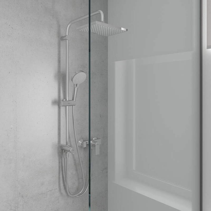 Hansgrohe Душова система Vernis Blend Showerpipe Reno 230 з термостатом хром (26282000)
