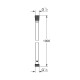 Grohe Silverflex душовий шланг 1000мм (26334001)