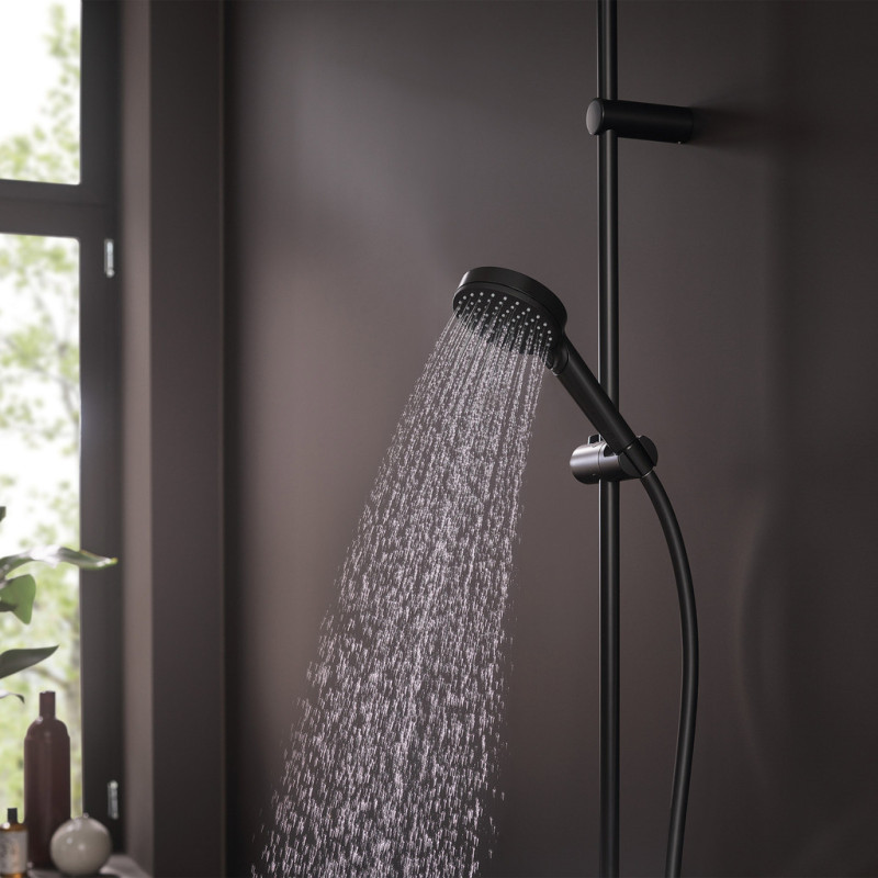 Hansgrohe VERNIS BLEND Vario ручний душ, 2 режими, Eco Smart, чорний матовий, (26340670)