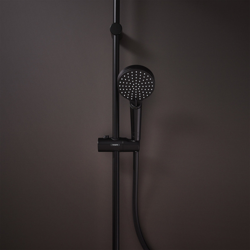 Hansgrohe VERNIS BLEND Vario ручний душ, 2 режими, Eco Smart, чорний матовий, (26340670)