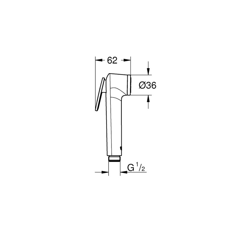 Grohe Vitalio Trigger Spray 30 Ручний душ, 1 режим струменю (26351000)