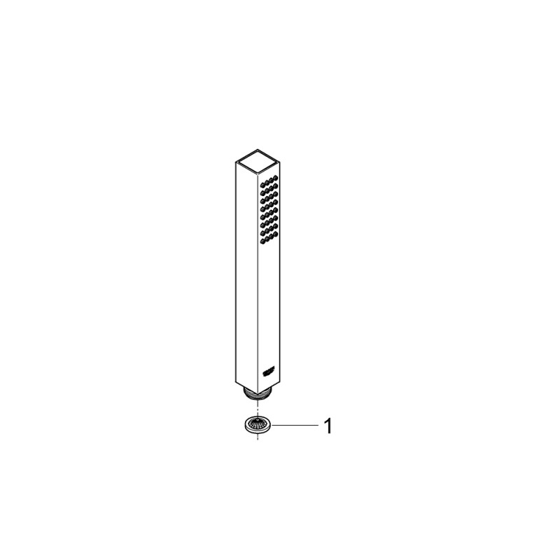 Grohe Vitalio Joy Cube Stick Ручний душ, 1 режим струменю (26392000)