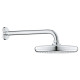 Grohe 26411000 New Tempesta 210Верхній душ с душовим кронштейном 286 мм, 1 режим струменю w Tempesta 210Верхній душ с душовим кронштейном 286 мм, 1 режим струменю (26411000)