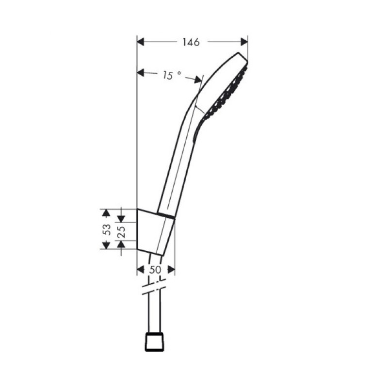 Hansgrohe Croma Select S Vario Porter Set Душовий набір, (26411400)